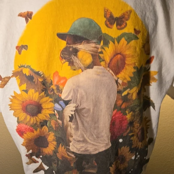 Tyler The Creator Miracle White Men's Large T-Shirt - Picture 6 of 7